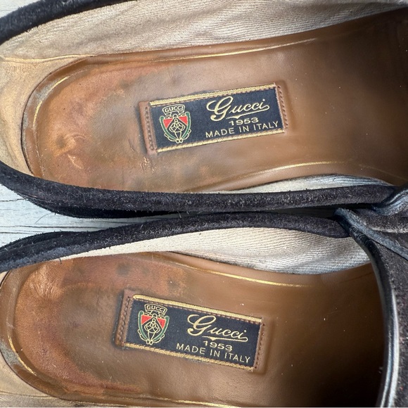 Gucci Horsebit 1953 loafers in black suede size 9 - Picture 11 of 16